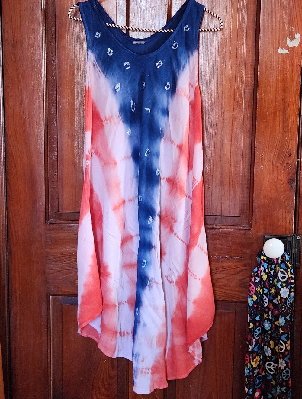 Shoreline Patriotic Gauze Dress One Size